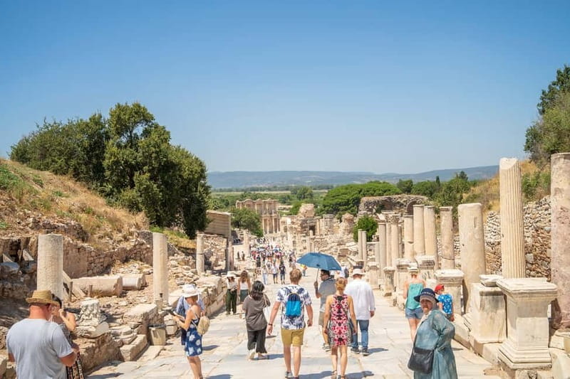 Kusadasi: Ephesus & House of Mary Small Group Tour w/Lunch - Basilica of St. John, İsa Bey Mosque, and the city beyond the ruins