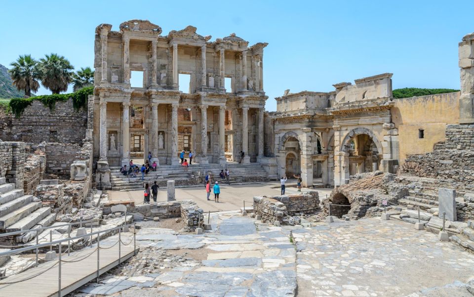 Kusadasi: Ephesus & House of Virgin Mary Fully Guided Tour - Odeum, Library of Celsus, Hadrian, Trajan, and the Great Theater