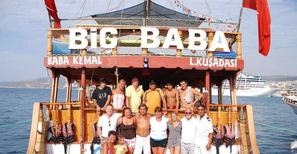 Kusadasi Full-Day Boat Trip & BBQ - Boarding at Güvercinada Sokak: Meeting Point and Timing