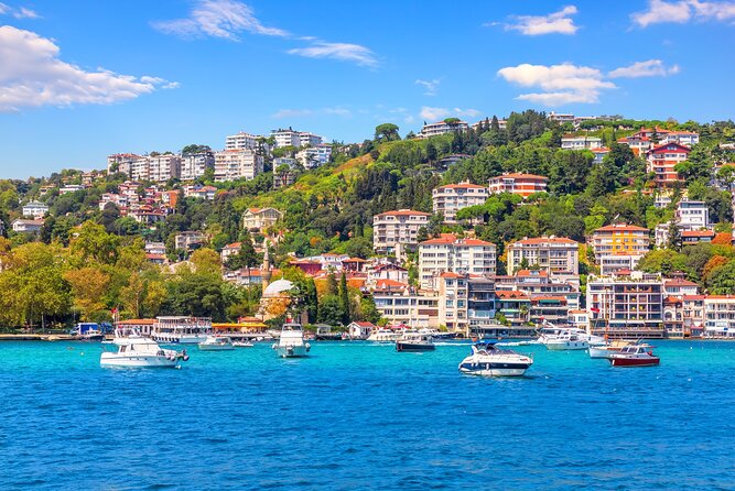 Luxurious Bosphorus Small Group Sunset Yacht Cruise with Snacks - Maiden’s Tower at golden hour: the final Istanbul “wow”