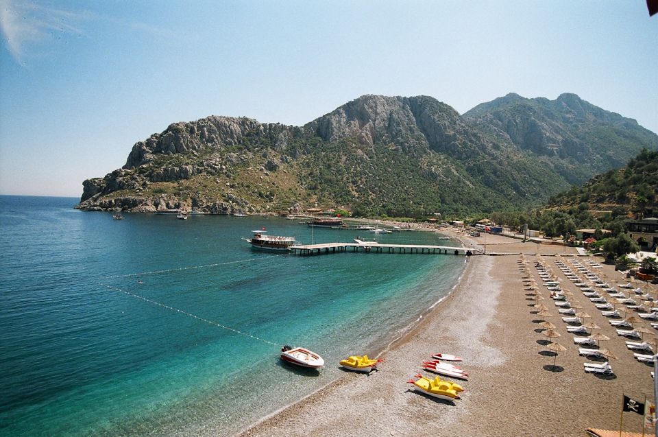 Marmaris All-Inclusive Boat Trip with Free Sunbed & Lunch - Stop 2: Paradise Island and the larger-picture coast views