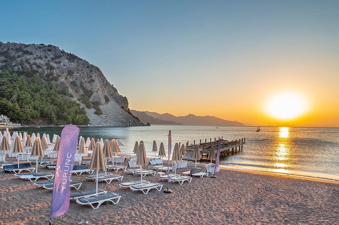 Marmaris All-Inclusive Boat Trip with Lunch & Transfers - Amos Beach for BBQ Lunch: Blue Flag Water and a Real Meal
