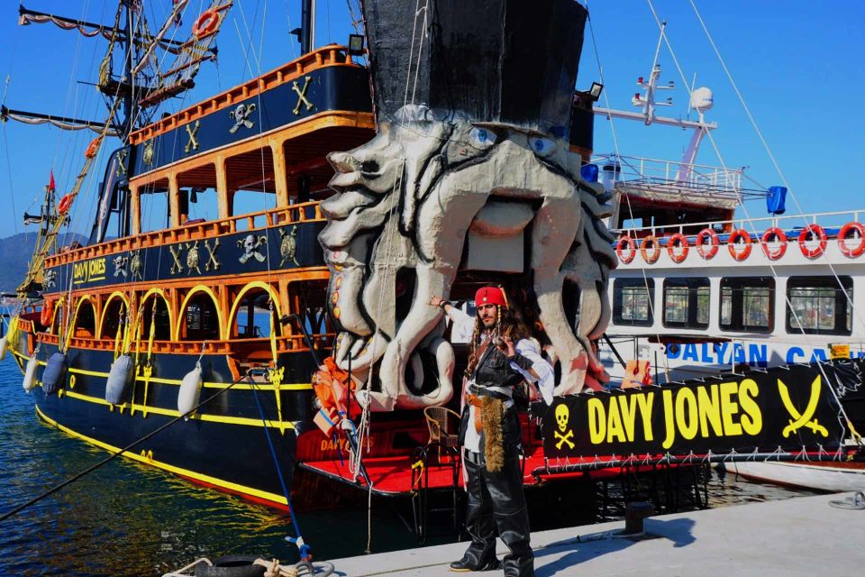 Marmaris: All-Inclusive Pirate Boat Trip with Pickup Option - Swimming and Snorkeling Stops: Coves, Clear Water, and Quick Refreshes