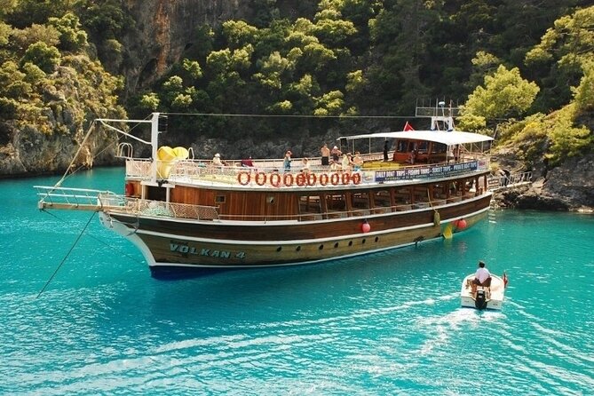 Marmaris / Icmeler : All Inclusive Boat Trip With Lunch & Drinks - Amos Beach (Amos & Kumlubük): Blue Flag swim time plus BBQ lunch