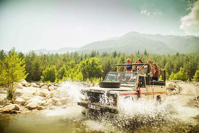 Marmaris / Icmeler :Jeep Safari w/Lunch, Waterfall & Water Fights - Kizkumu and Jesus Beach: The Elevated Seabed Walk