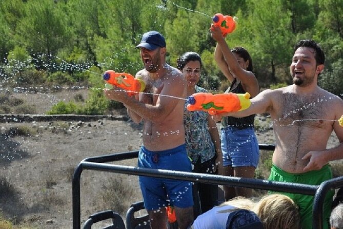 Marmaris & Icmeler Jeep Safari W/ Water Fight, Clour & Foam Party - Water guns, foam, and color party: fun for kids, messy for adults