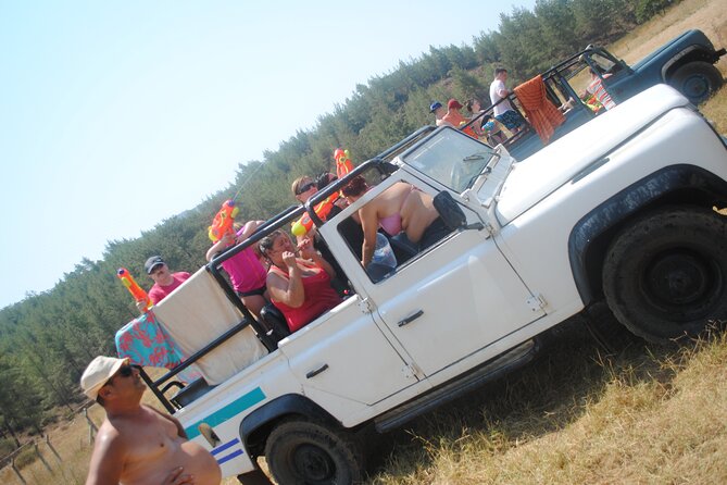 Marmaris & Icmeler Jeep Safari w/Water Fight, Colour & Foam Party - Değirmenyanı: The Oak Tree Wish Ritual and Off-Road Countryside