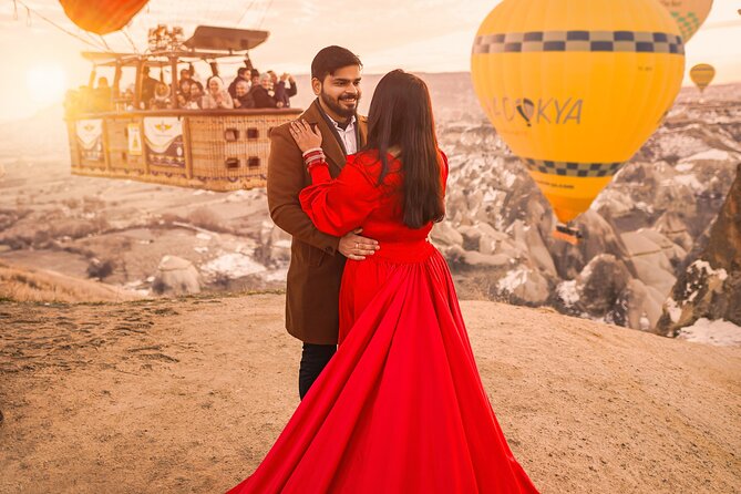 Marriage Proposal and Photoshoot in Cappadocia with Balloon view - Key highlights at a glance