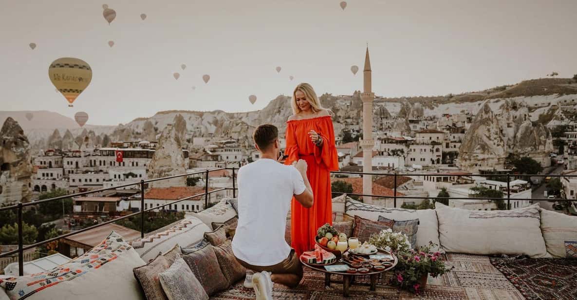 Marriage Proposal Surprise & Engagement in Cappadocia - The Valleys: Rose Valley Photo Stop (1 Hour)