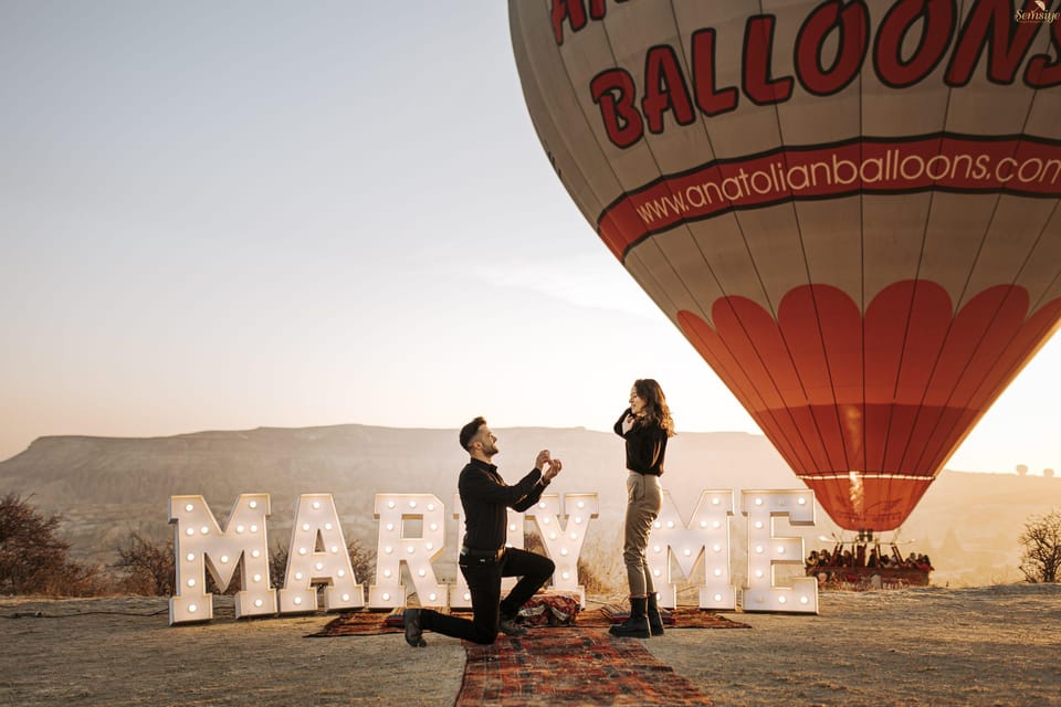 Marriage Proposal Surprise & Engagement in Cappadocia - The Proposal Setup: Candles, Rugs, and a Ready-Made Moment