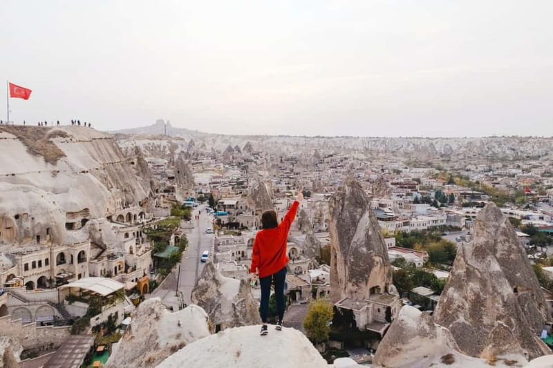 Mix Tour( Combined Red+Green Tour) All Include (Small Group) - Uçhisar Castle: the highest point, seen from both top and bottom energy