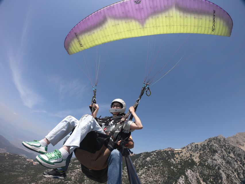Oludeniz: Blue Lagoon Paragliding Flight Fethiye - From Oludeniz office pickup to mountain transfer: what your timeline feels like