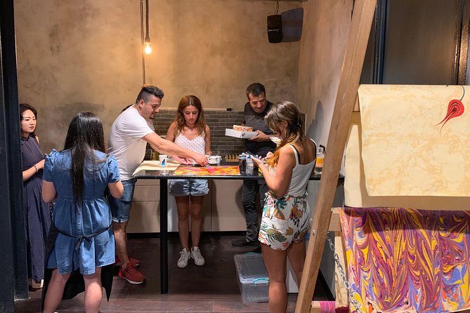 Once in a lifetime Experience: Turkish Marbling Art - Drying Time With a 360-Degree Istanbul View