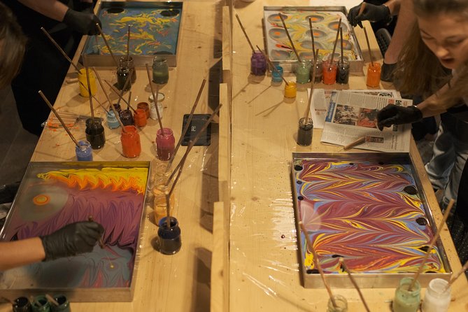 Once in a lifetime Experience: Turkish Marbling Art - Take It Home: Tubes, Photos, and a Certificate of Attendance