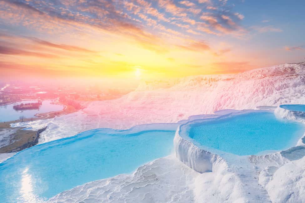 Pamukkale and Hierapolis Skip-the-Line Tickets + Audio Guide - Walking route: Theater, Museum, and the necropolis areas