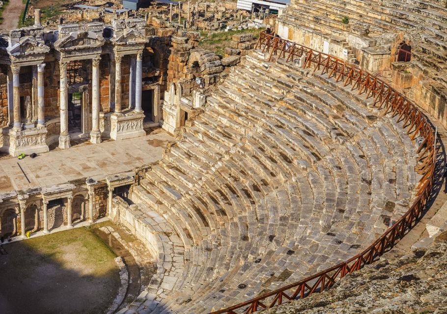 Pamukkale: City Highlights Tour with Lunch & Hotel Transfers - North gate into Pamukkale: Necropolis to Hierapolis