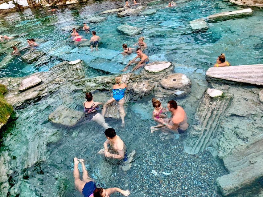 Pamukkale Day Tour With Flights and Transfers from Istanbul - Karahayit thermal springs: red mineral water and smart photo expectations