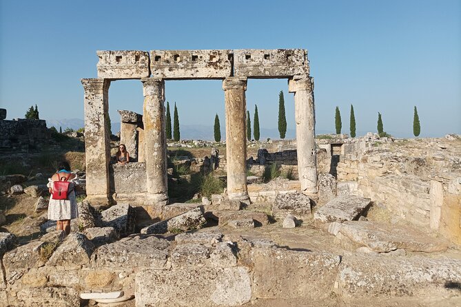 Pamukkale Hierapolis Cleopatra pool Daily Private Tours - Pamukkale terraces: white travertines, crowds, and water expectations