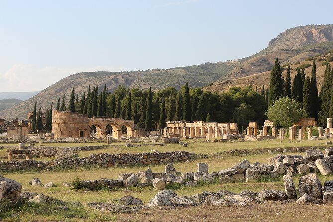Pamukkale Hierapolis Cleopatra Pool Tour with Lunch from Antalya - Lunch by Pamukkale: included buffet, vegetarian option, short timing