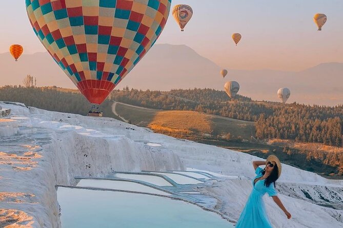 Pamukkale Hot Air Balloon Ride Certificate and 2 Meals in Antalya - Sunrise hot-air ballooning over Pamukkale: the part you came for