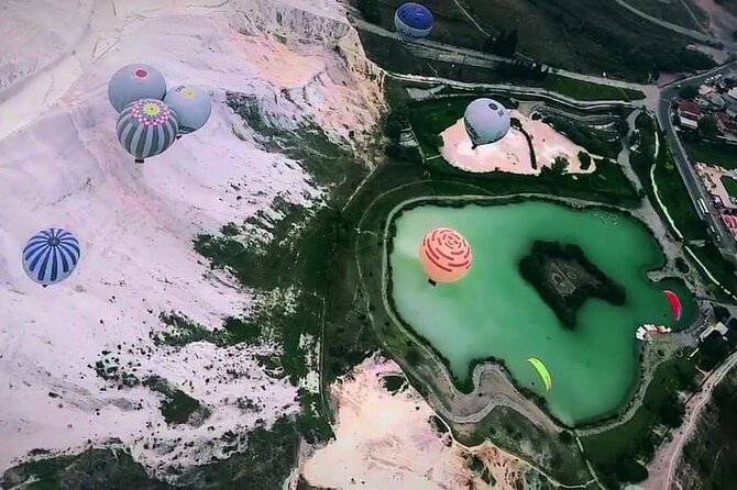 Pamukkale Tour from Kusadasi with Hot Air Balloon Flight - Hierapolis ruins: the ancient spa city behind the cotton-white water