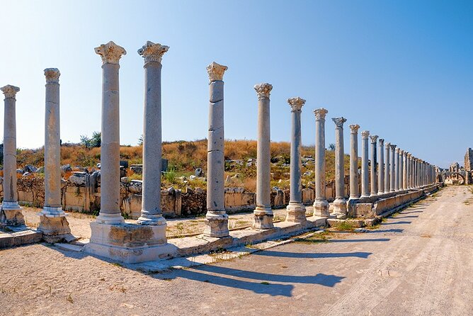 Perge Aspendos Aquaduct Side with Waterfall - Stop 2: Perge’s Roman-Era Layout and the Stadium Worth Seeing