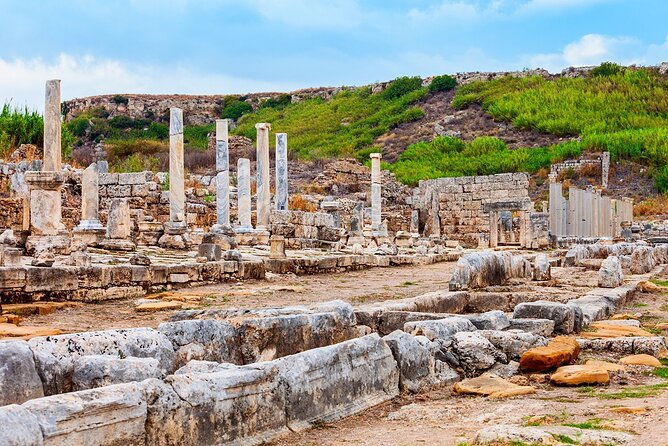 Perge Aspendos Aquaduct Side with Waterfall - Stop 3: Side Ancient City—Trading Port, Pirate Base, and a Great Place to Wander