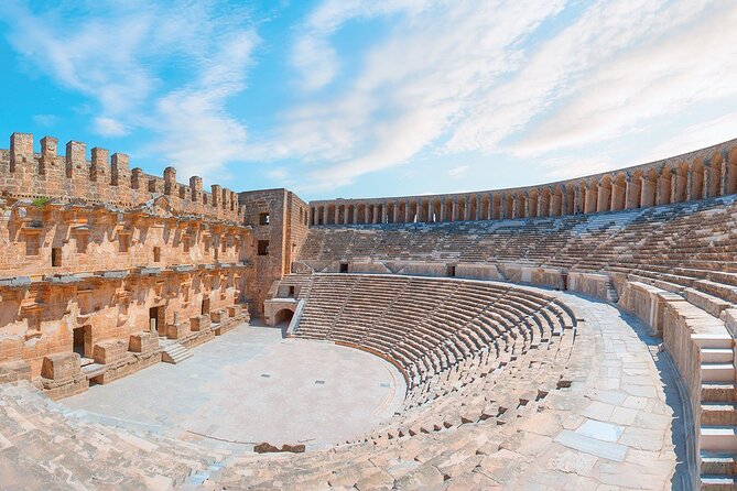 Perge Aspendos Aquaduct Side with Waterfall - Getting There Smoothly: Pickup, Vehicle, and Real Timing