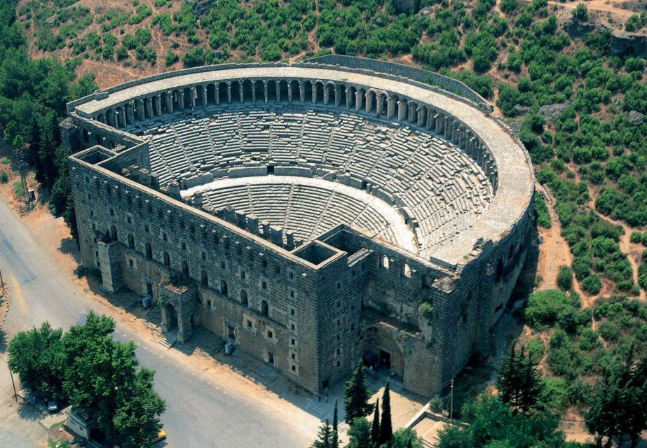 Perge, Aspendos, Side & Manavgat Waterfall Tour from Antalya - Aspendos Ancient Theatre: The 15,000-Seat Showpiece Built for Festivals
