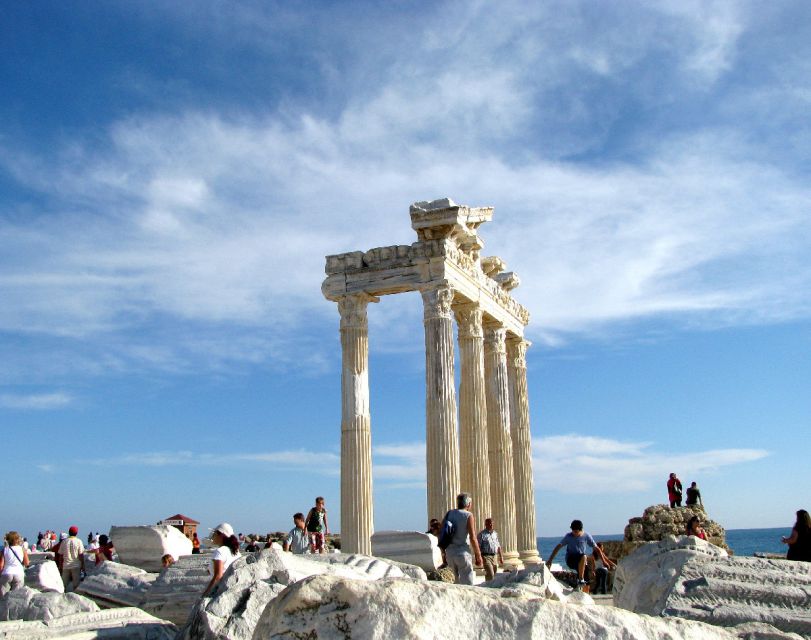 Perge, Aspendos, Side & Manavgat Waterfall Tour from Antalya - Perge: Roman Baths, Colonnaded Street, and a Stadium Still Feeling Huge