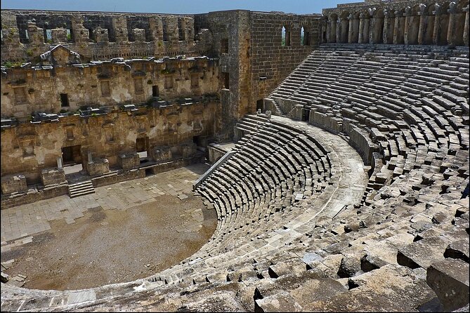 Perge Aspendos Side the Historical sites of Antalya - Star Belkis by Köprüçay: lunch where the day loosens up