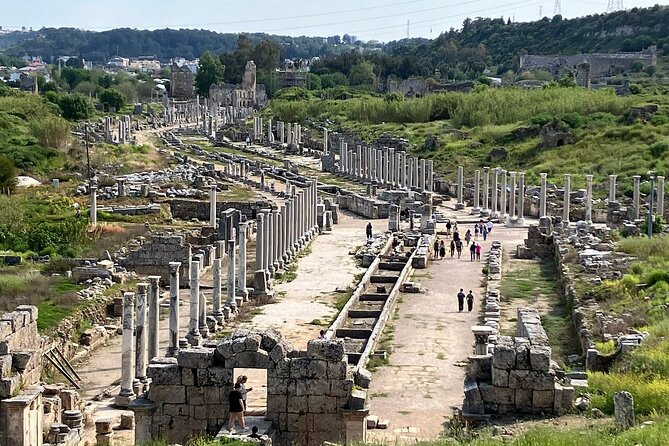 Perge, Aspendos, Side & Waterfall Full-Day Tour from Antalya - Aspendos Theatre: one hour in a Roman masterpiece