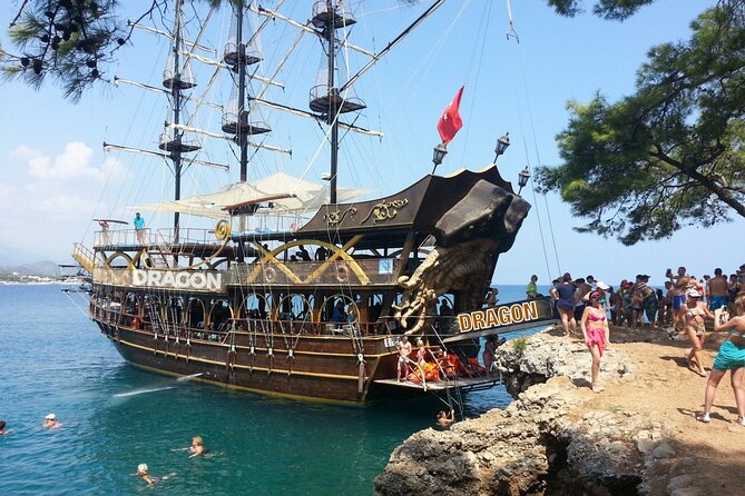 Pirates Boat Trip with optional Pick Up - Drop Off from Antalya - Boarding at Kemer Marina: what the first hour at sea feels like