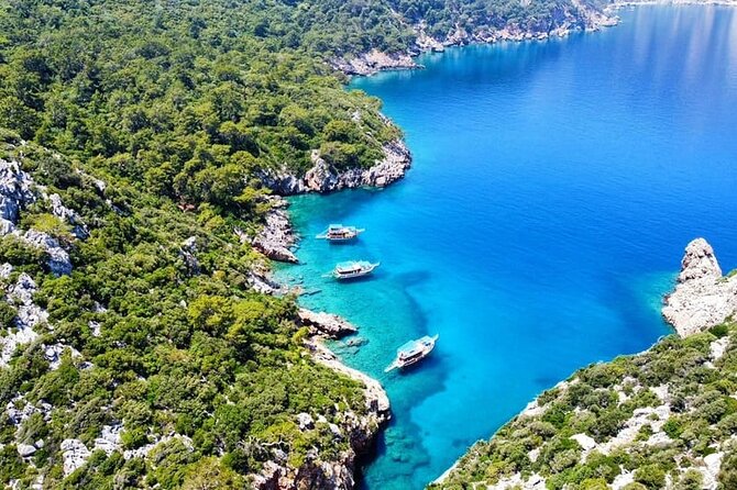 Porto Genoese Boat Trip With Mud Baths From Kemer - Lunch and comfort: what’s included in the $47 price