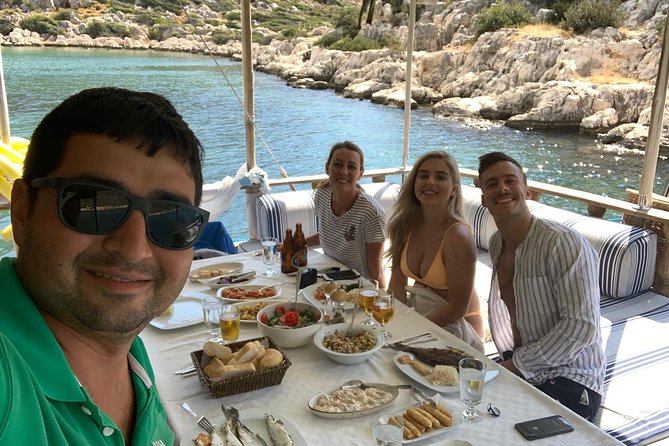 Private Boat Trip to Kas Islands including BBQ Lunch - Guvercin Island: Birds, Swimming, and the Shark Stone Sculpture
