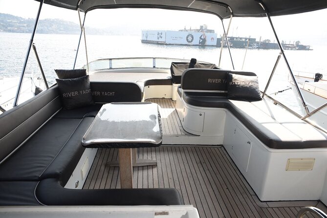 Private Bosphorus Cruise with Luxury Yacht - Bosphorus Bridge (15 July Martyrs Bridge): the two-continent icon lit up
