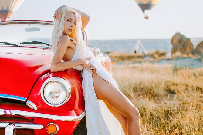 Private Classic Car Tour in Cappadocia with Balloon View - Stop-by-stop: Rose Valley when the rocks turn pink