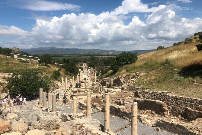 Private Express Ephesus Tour from Izmir Port / Cruisers only - The Ephesus walk: Theatre, library façade, and street-level details