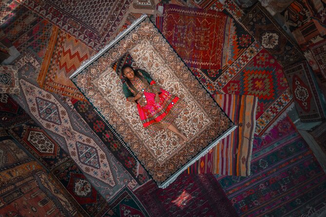 Private Photo & Drone Session in Carpet Gallery - Outfits, dressing area, and the color choices that make photos pop