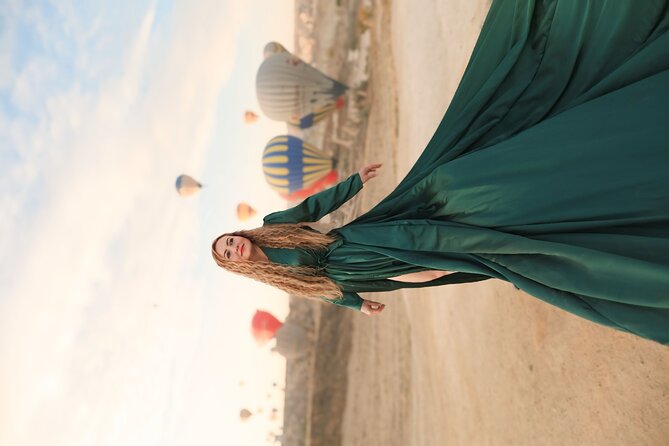 Private Photo Shoot in Cappadocia with Transportation - Why Red Valley Works for the Flying Dress Effect