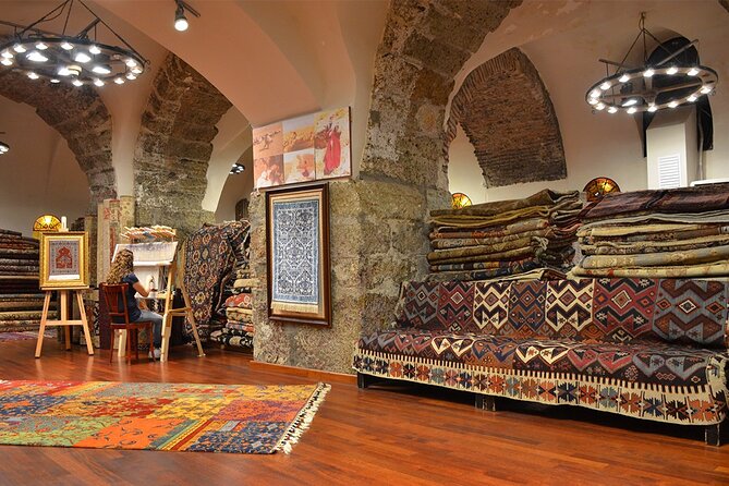 Private Turkish Carpet Shopping at Historic Caravanserai - The Column of Constantine area and the historic caravanserai portion