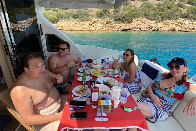 Private VIP Motoryacht Charter in Bodrum For 6 Hours With Lunch - Rabbit Bay and Red Bay: The Captain Chooses Based on Wind