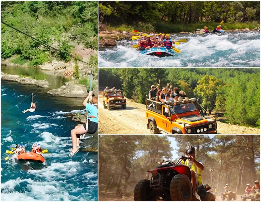 Rafting Adventure w/Optional Extreme Activities From Antalya - Getting There: Long Van Ride, Optional Pickup, Clear Drop-Off