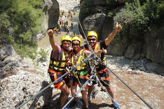 Rafting at Koprulu Canyon with Zipline Incl. Lunch f/Alanya - Canyoning + Rafting in One Day: Great for Energy, Not for Couch Days