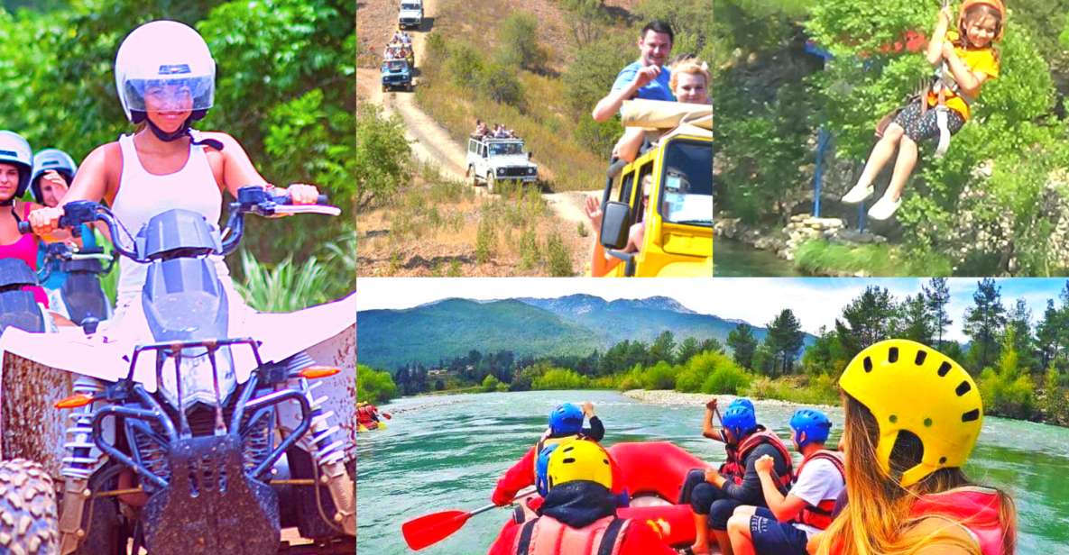 Rafting, Quad or Buggy Ride, Zipline, Jeep Tour Super Combo - Quick hits: what makes this combo work