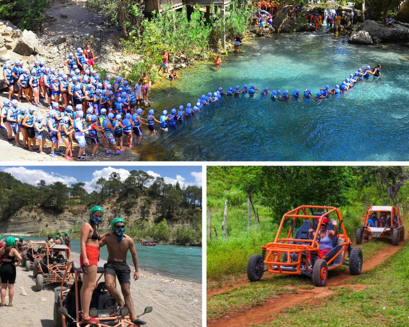 Rafting, Quad or Buggy Ride, Zipline, Jeep Tour Super Combo - What gear you get, and what you should bring