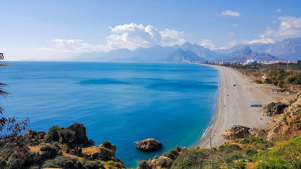 Relax Boat Tour in Antalya with Lunch, Swim & Waterfalls - Antalya Cliffs and the Lara–Konyaaltı Coastline Views