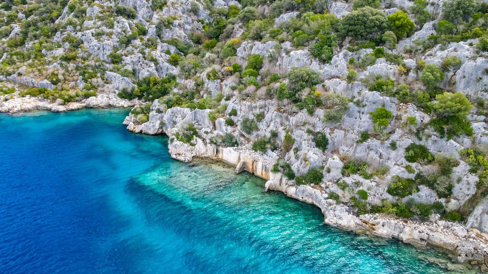 Sail Turkey: Gulet Cruise Olympos to Fethiye - Day 4: Morning Swim, Lunch in Bays, and Ending in Fethiye Harbour