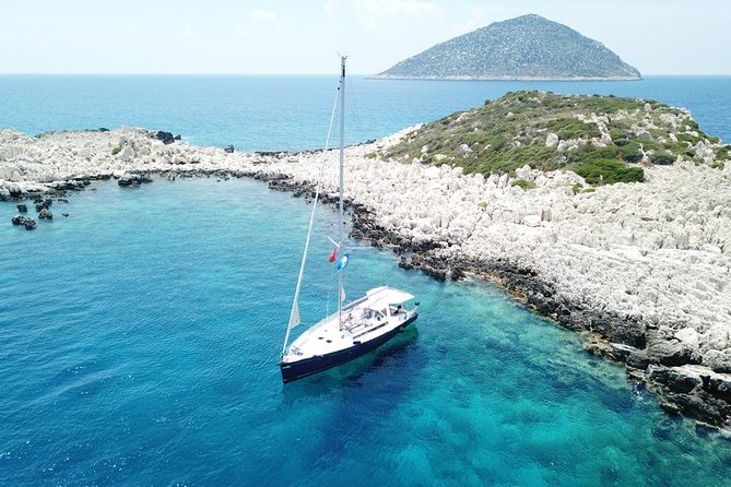Sailing Day Tour with skipper and private chef in Kas Islands - Cukurbag Peninsula, Pigeon Island, and the Underwater War Tank