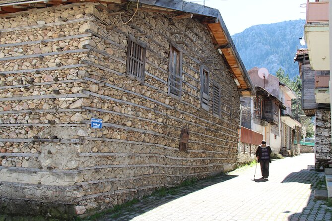 Side Altinbesik Cave And Ormana Village Tour With Boat Tour - Buttoned Houses in Ormana: the architecture lesson you’ll remember
